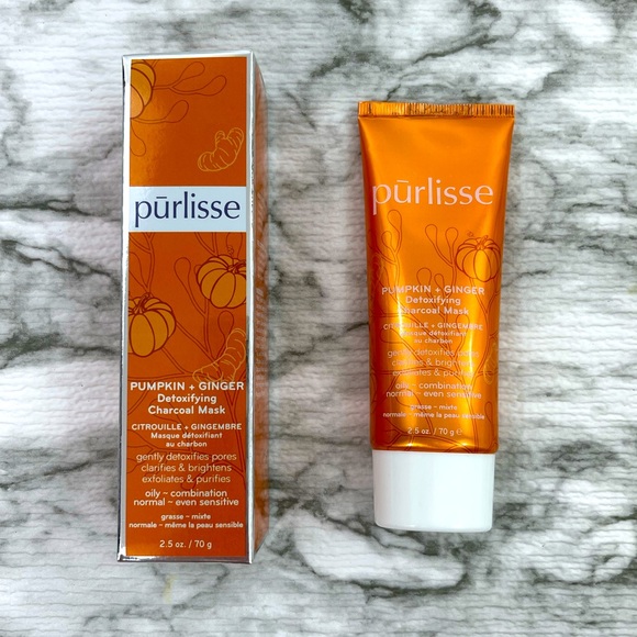 This PURLISSE BEAUTY Pumpkin + Ginger Detoxifying Charcoal Mask - Picture 2 of 10